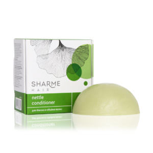 Натуральный твердый кондиционер Sharme Hair Nettle с экстрактом крапивы для блеска и объема волос